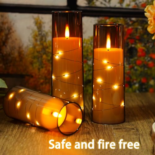 Detalle de Nimiko Flameless LED Candles, 9 Pcs 🕯