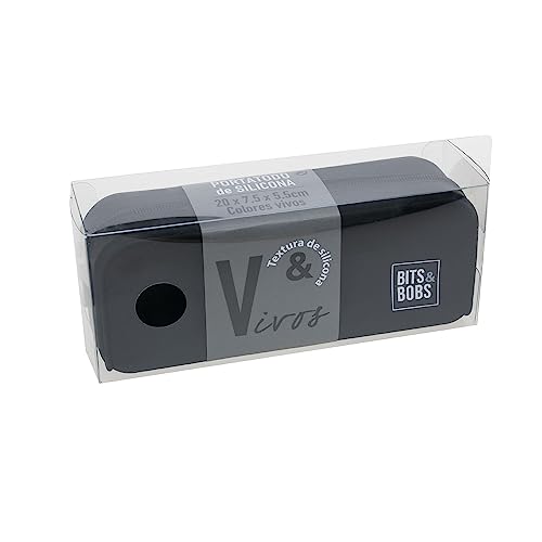 Detalle de Grafoplás Estuche de Silicona Negro 20x7,5x7,5 cm: tacto suave, totalmente flexible y resistente al agua