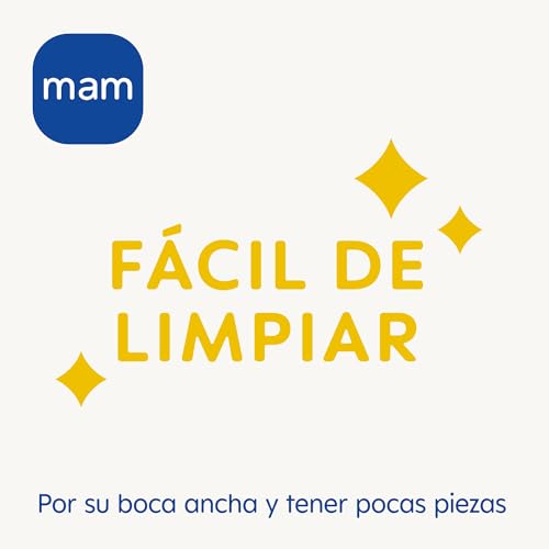 Detalle de MAM Pack 2 Biberones 330 ml para a partir de 6 meses con tetina X Especial para líquidos espesos – Easy Active