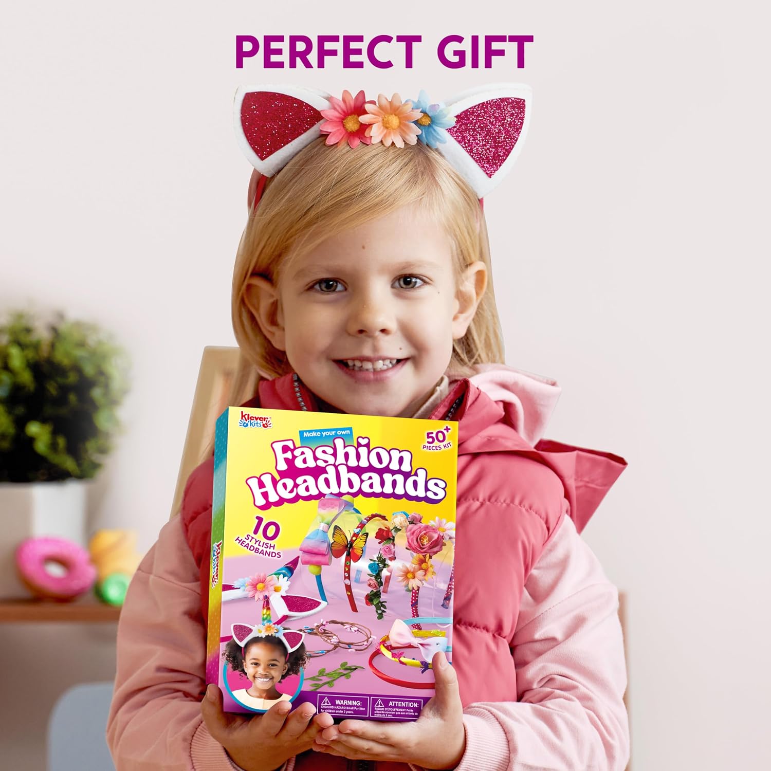 Thumbnail 5 de Klever Kits Headband Making Kit, 50+ Pieces