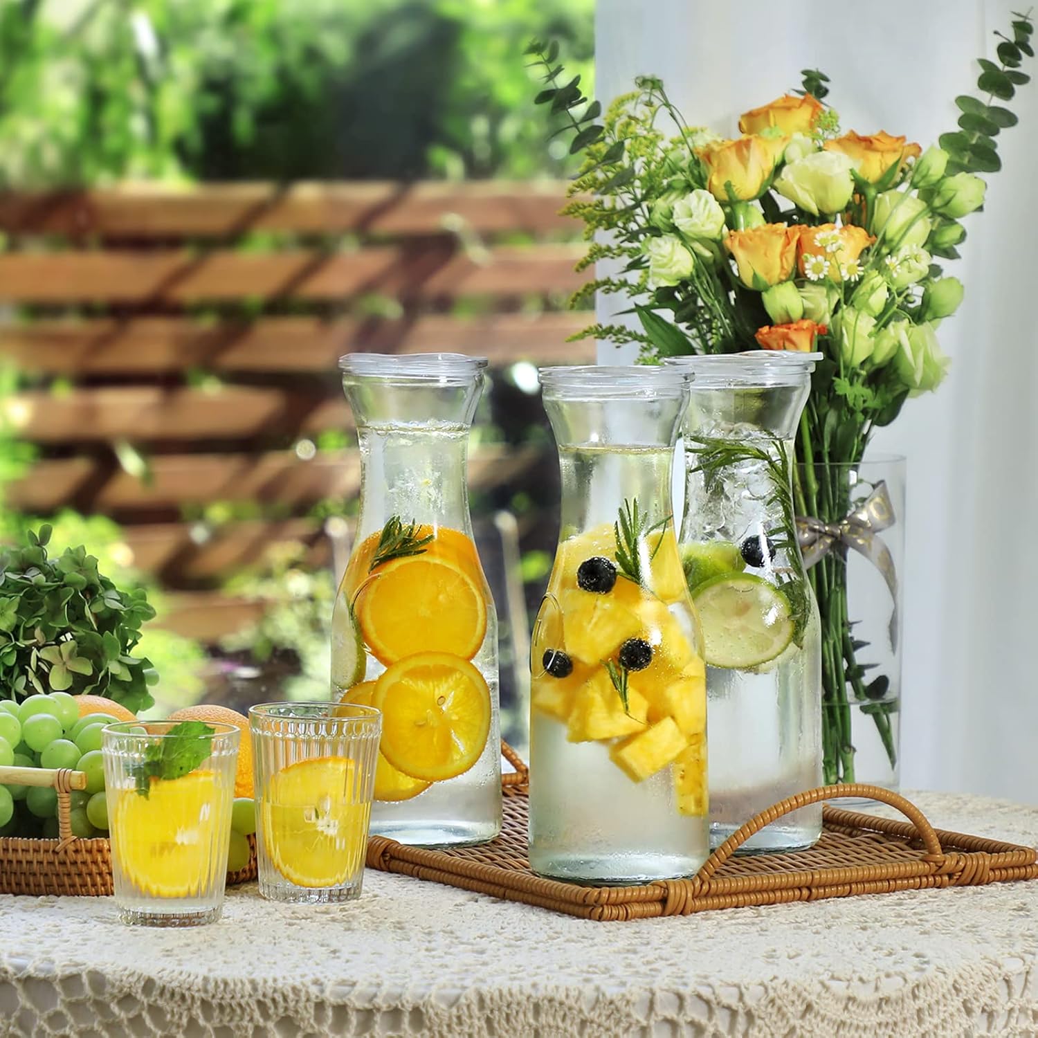 Thumbnail 6 de NETANY Glass Carafe Set 1 L 🥤