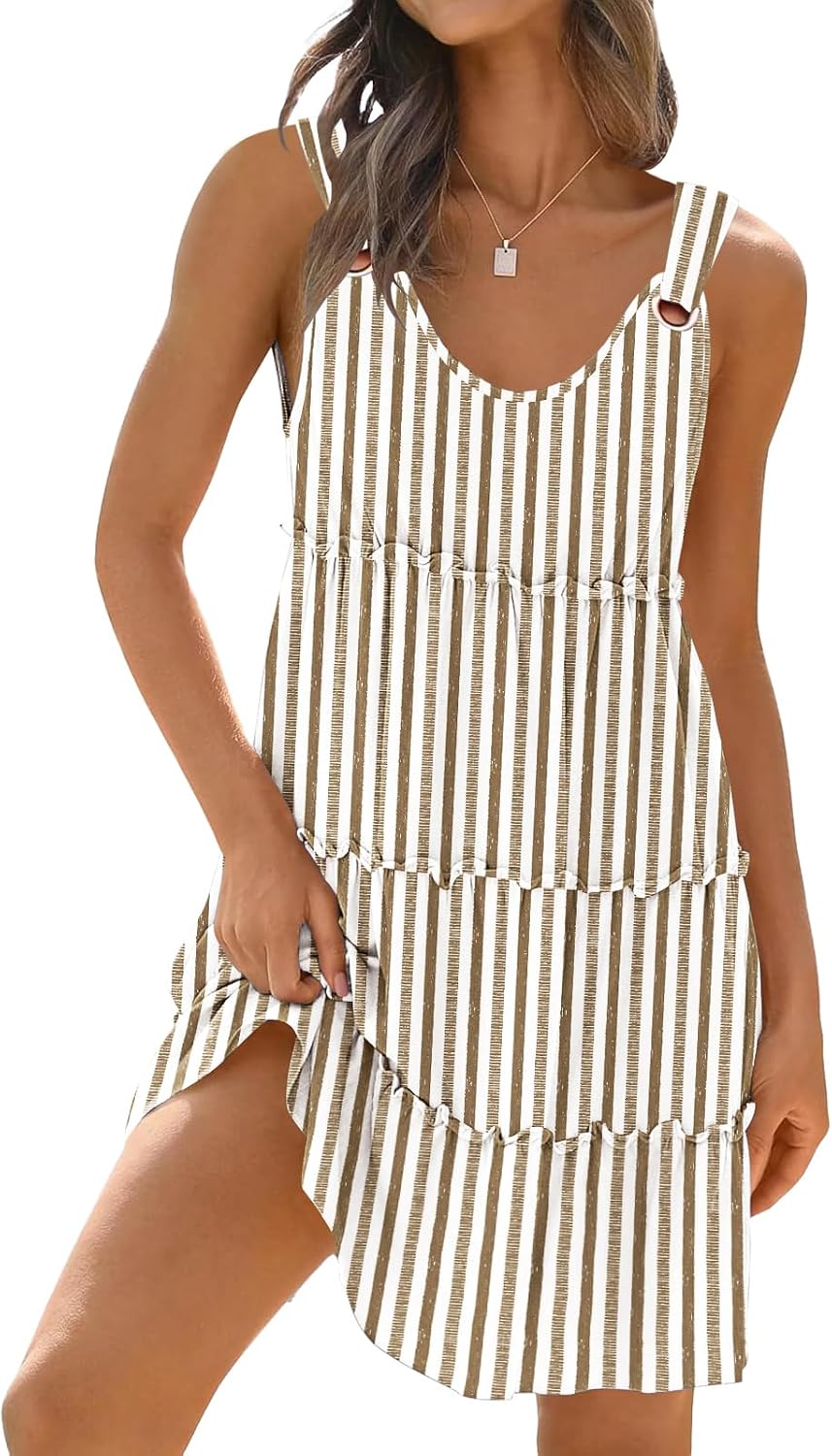 Detalle de Disamer Summer Dress for Women 2026: Versatile Sleeveless Sundress for Beach to Street