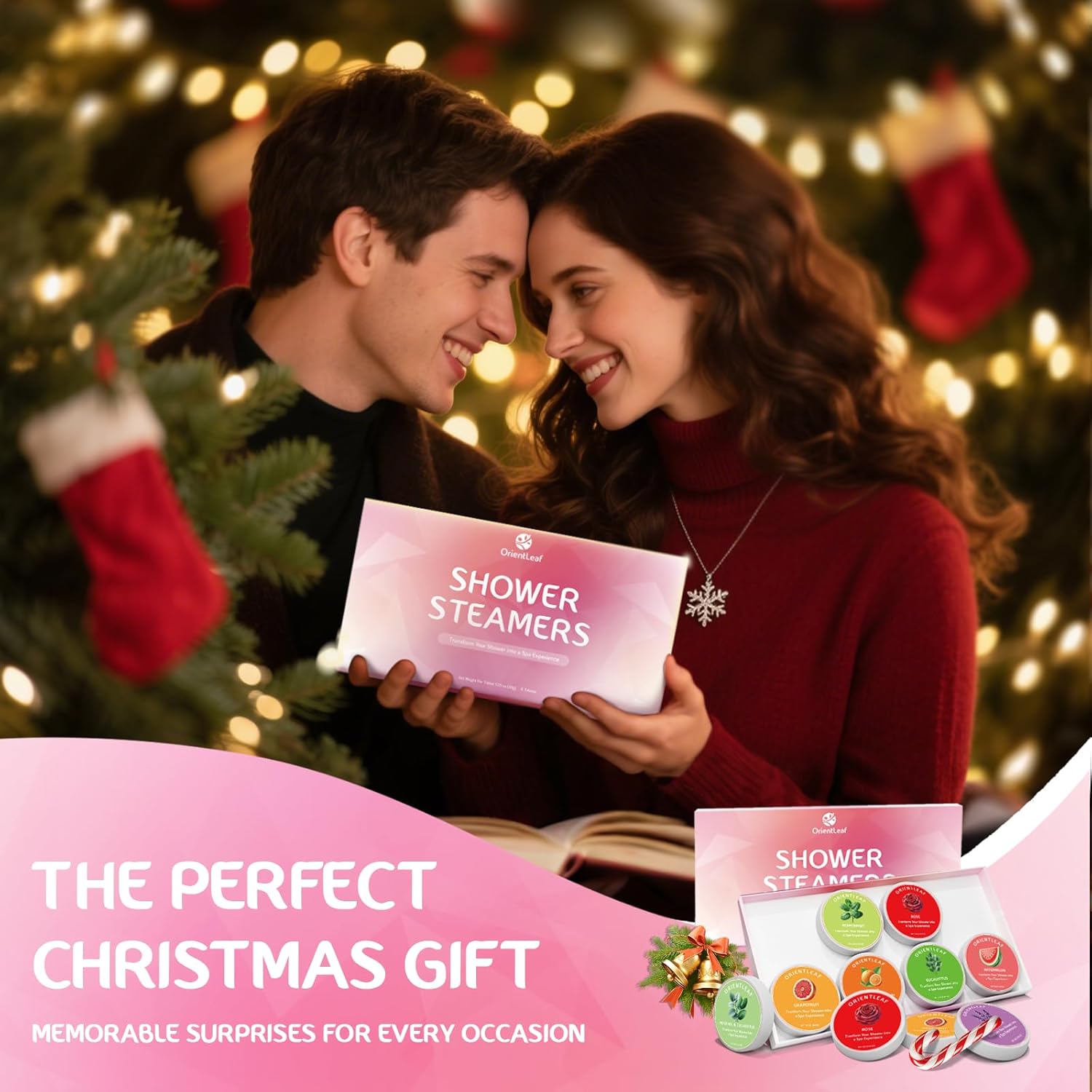 Thumbnail 6 de ORIENTLEAF Vaporizzatore per doccia con bombe da doccia aromaterapia, set da 8 pezzi (8 profumazioni)