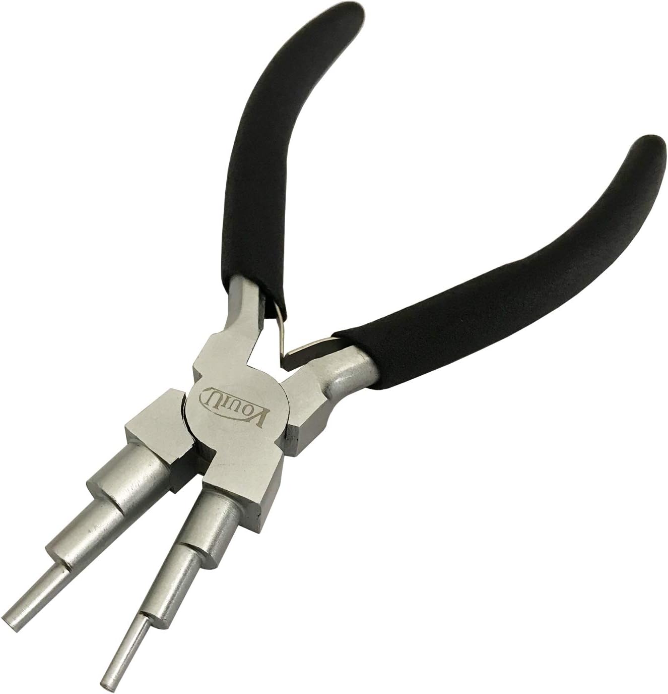Detalle de VOUIU 5.8インチ ベイルメイキングプライヤー 6ステップ、先端径2.0〜9.0mm