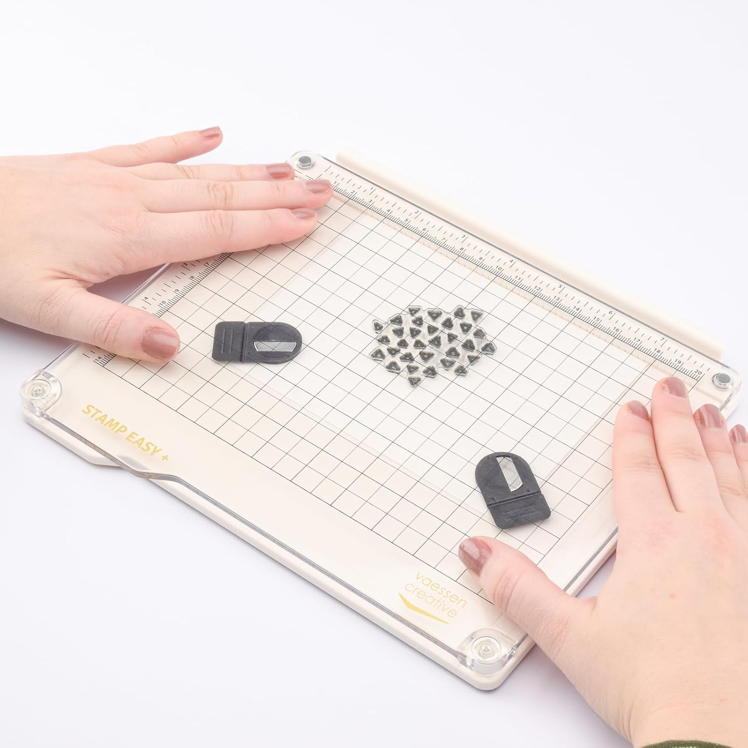 Detalle de Vaessen Creative Stamp Easy+ Presse Couvercle Amovible pour Tamponner — 22 x 16,6 cm