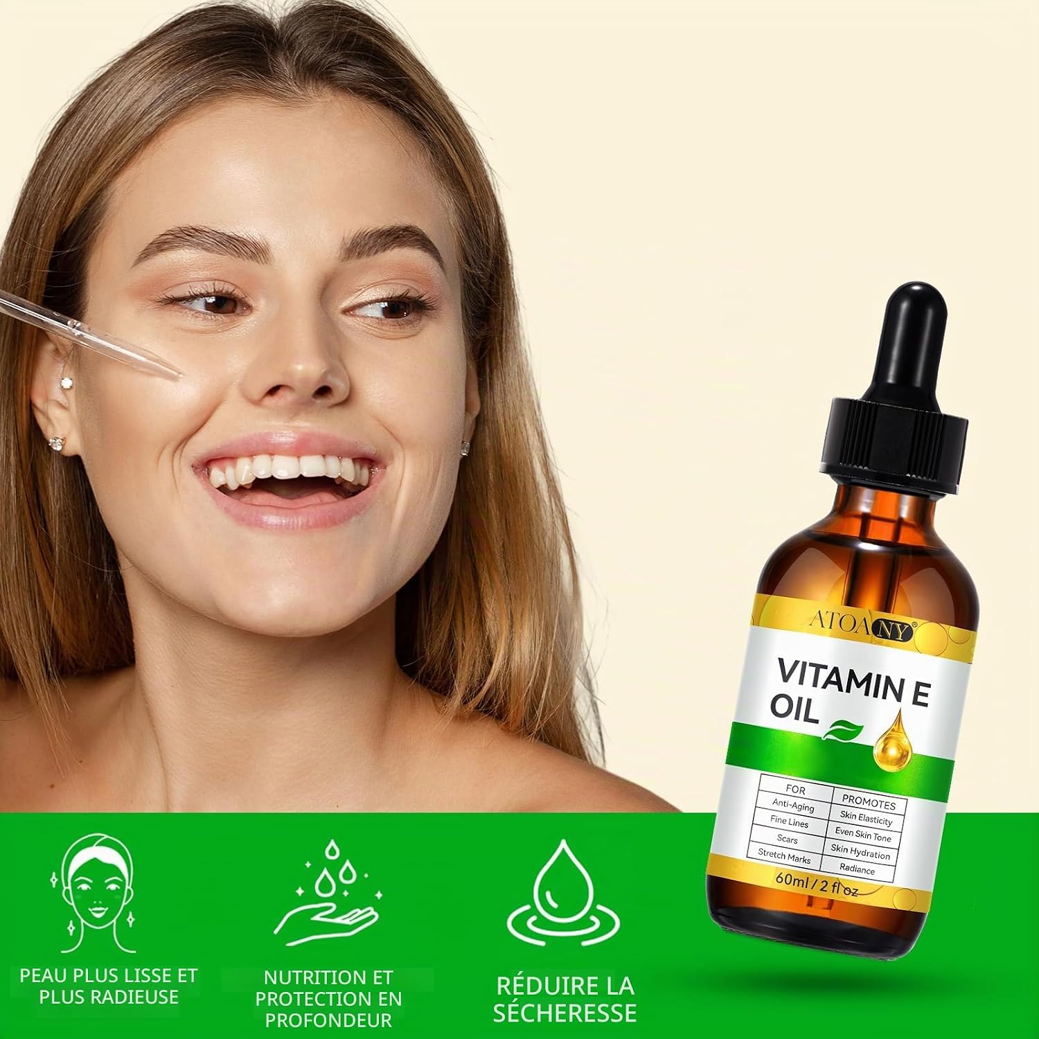 Detalle de Huile de vitamine E 75 000 UI 60 ml