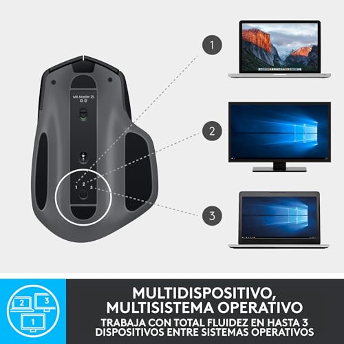 Thumbnail 8 de Logitech MX Master 2S Mouse wireless ergonomico ricaricabile