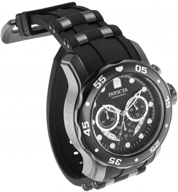 Detalle de Invicta Pro Diver 6986 Orologio da uomo in acciaio inox con movimento al quarzo, 48 mm