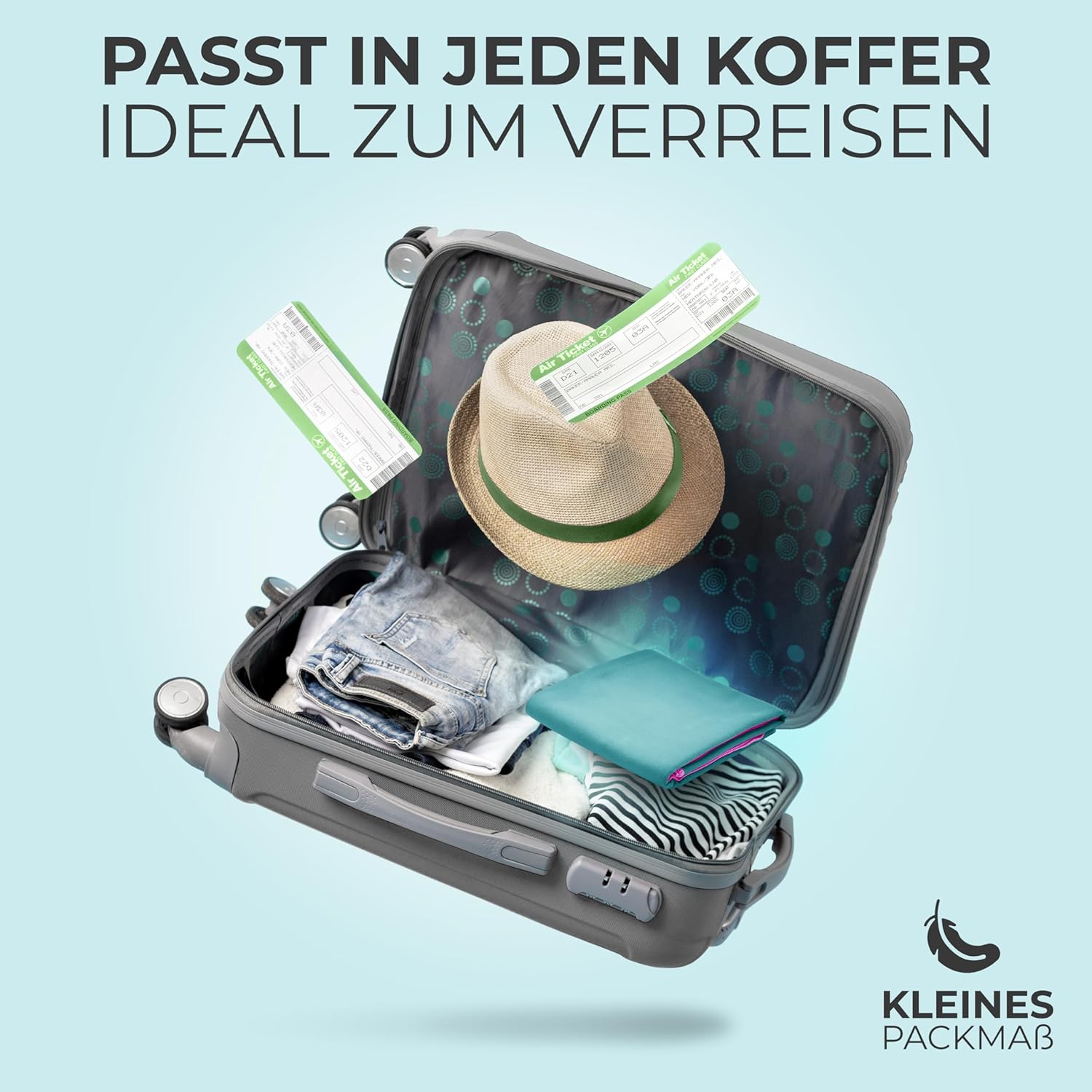 Thumbnail 5 de NirvanaShape Mikrofaser Handtuch – Reise- und Sporthandtuch (140 x 70 cm), schnelltrocknend