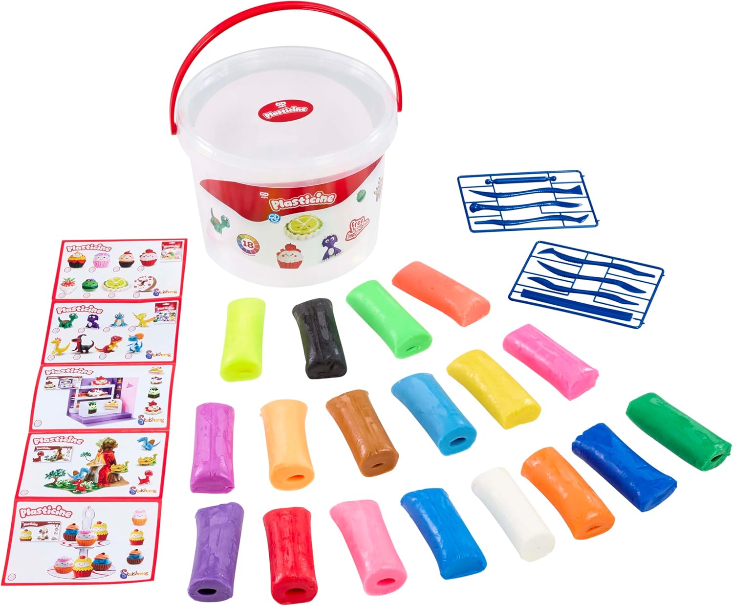 Thumbnail 2 de Plasticine The Original Big Bucket Set – Original Modelling Clay with 18 Sticks, Tools & Instructions