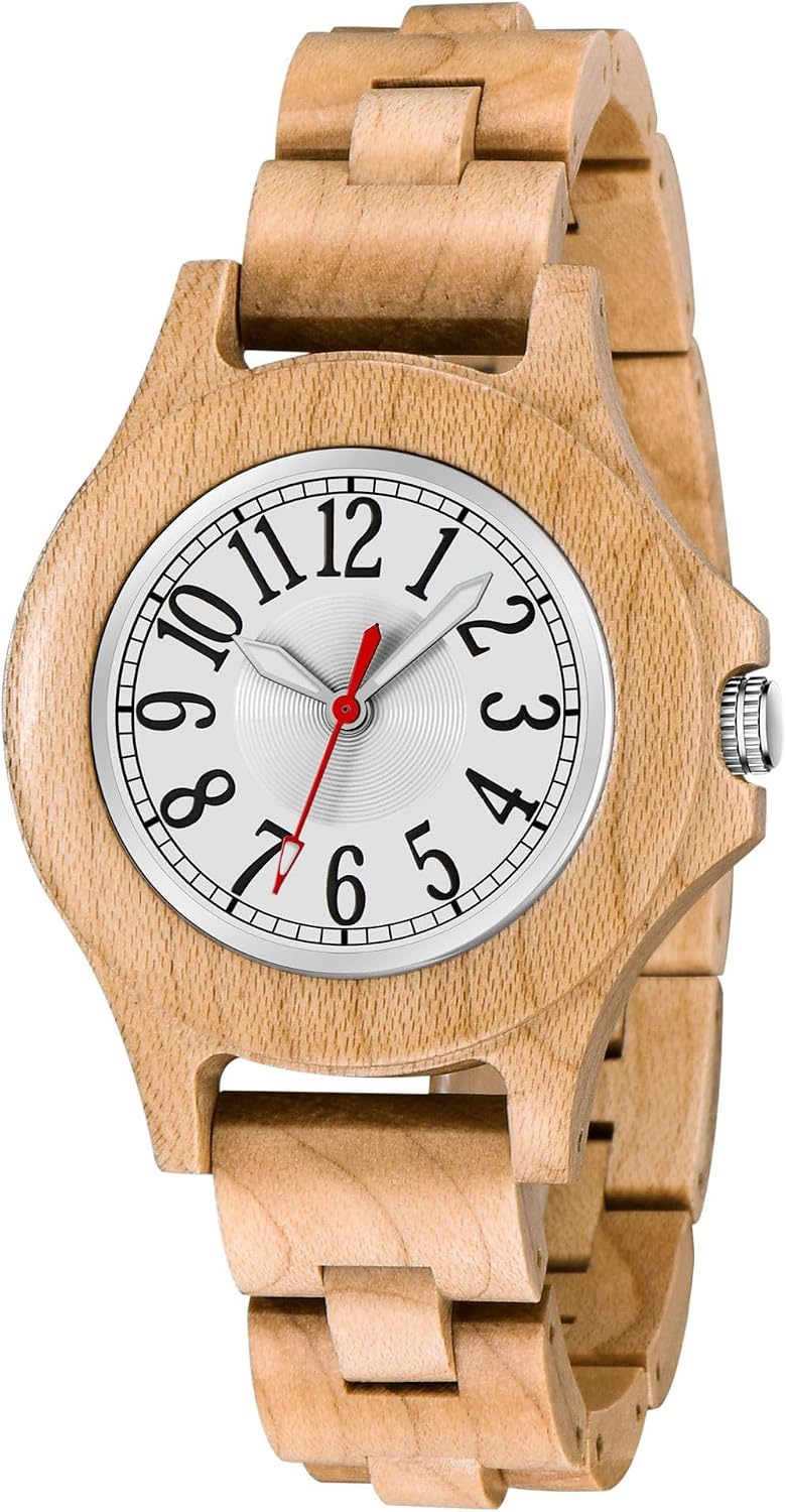 Detalle de Tiong Damenuhr mit Lederarmband