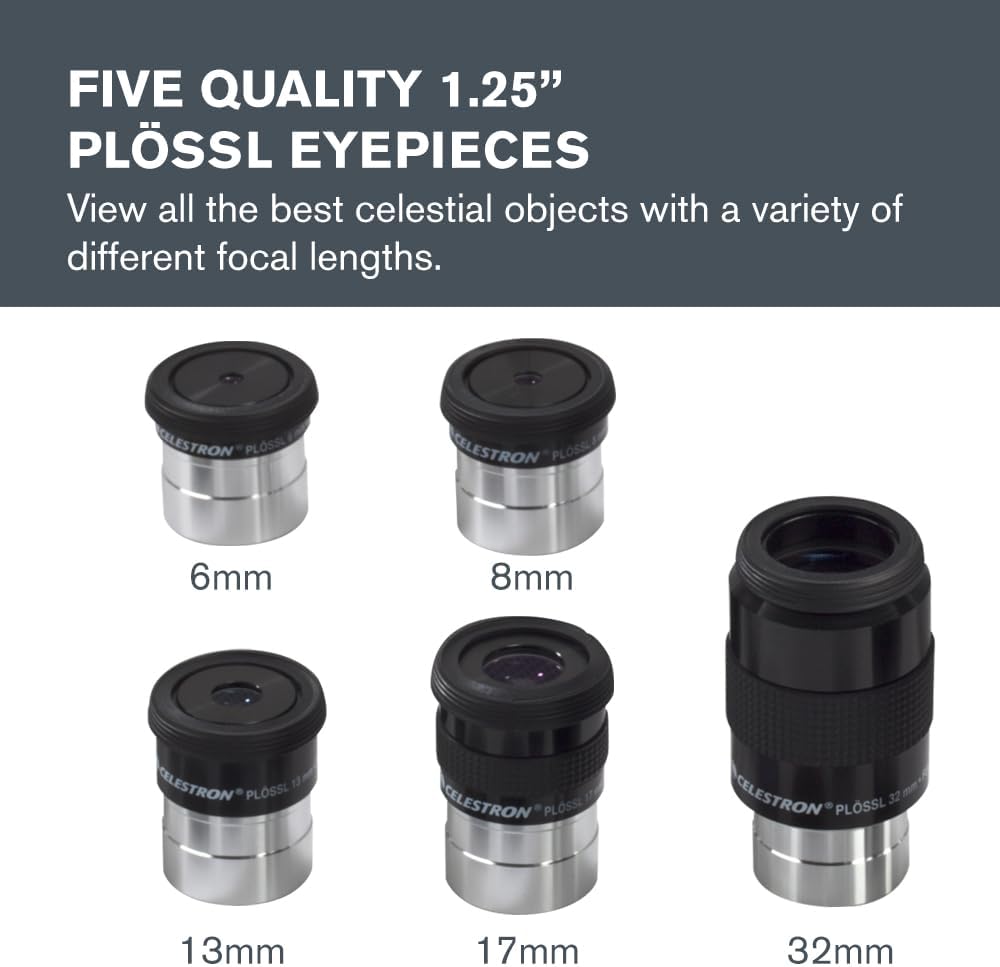 Detalle 2 de Celestron Accessory Kit 5× Plossl Eyepieces 🔭