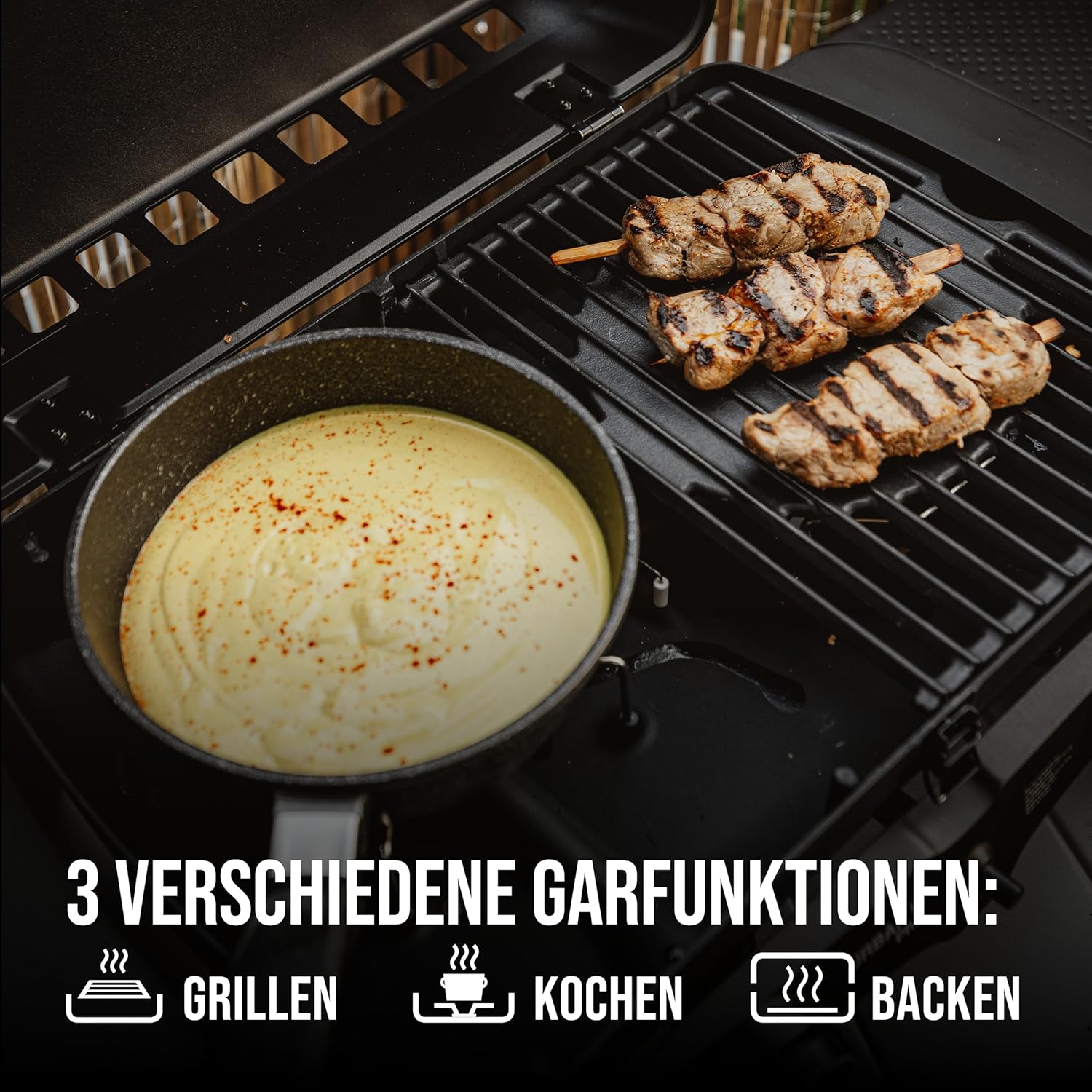 Thumbnail 4 de Enders Urban II Gasgrill Tischgrill 2 Brenner