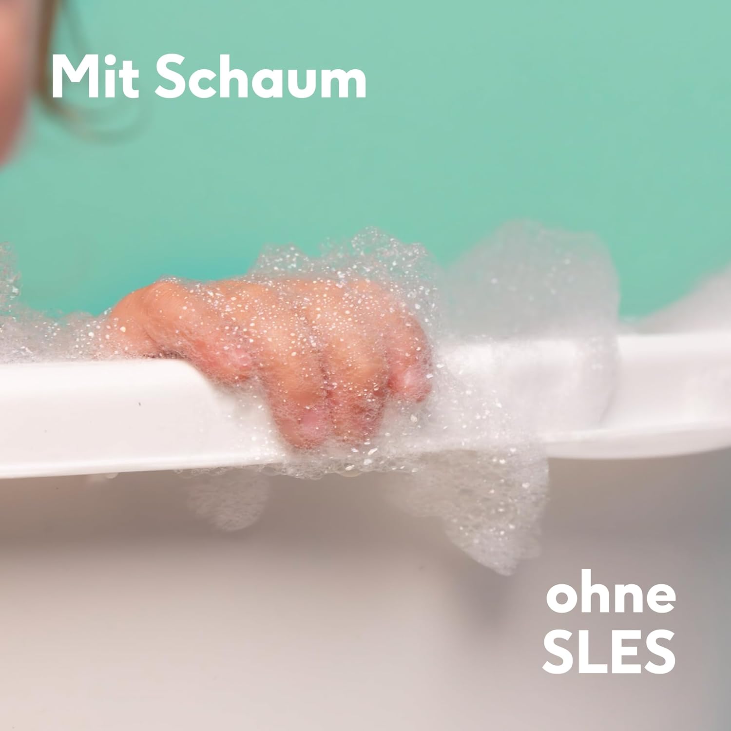 Thumbnail 3 de Naïf Pflegender Badeschaum mit Baumwollsamenöl – veganer Baby-Badeschaum, 500 ml