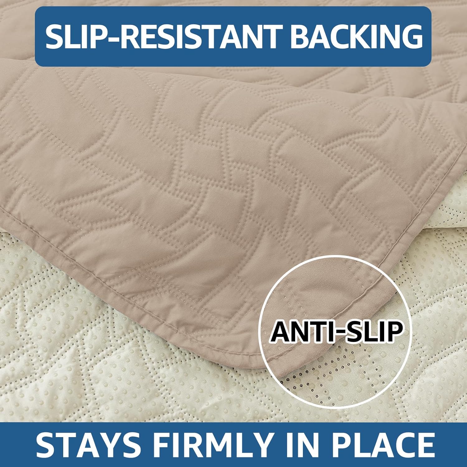 Thumbnail 5 de Ystyle Copripoltrona Relax Reclinabile 1 Post con Braccioli Beige – Copri Poltrona Impermeabile e Antiscivolo