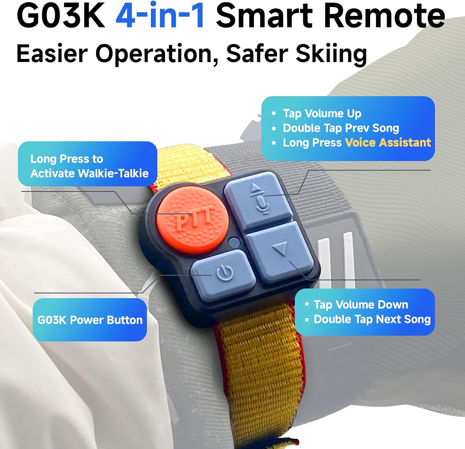Detalle 1 de SKIWARRIOR G03 Smart Ski Goggles