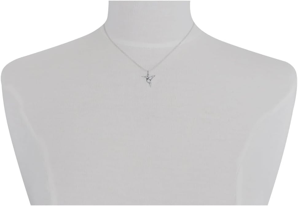 Thumbnail 1 de Collana Les Poulettes Bijoux in Argento 925 con colibrì traforato