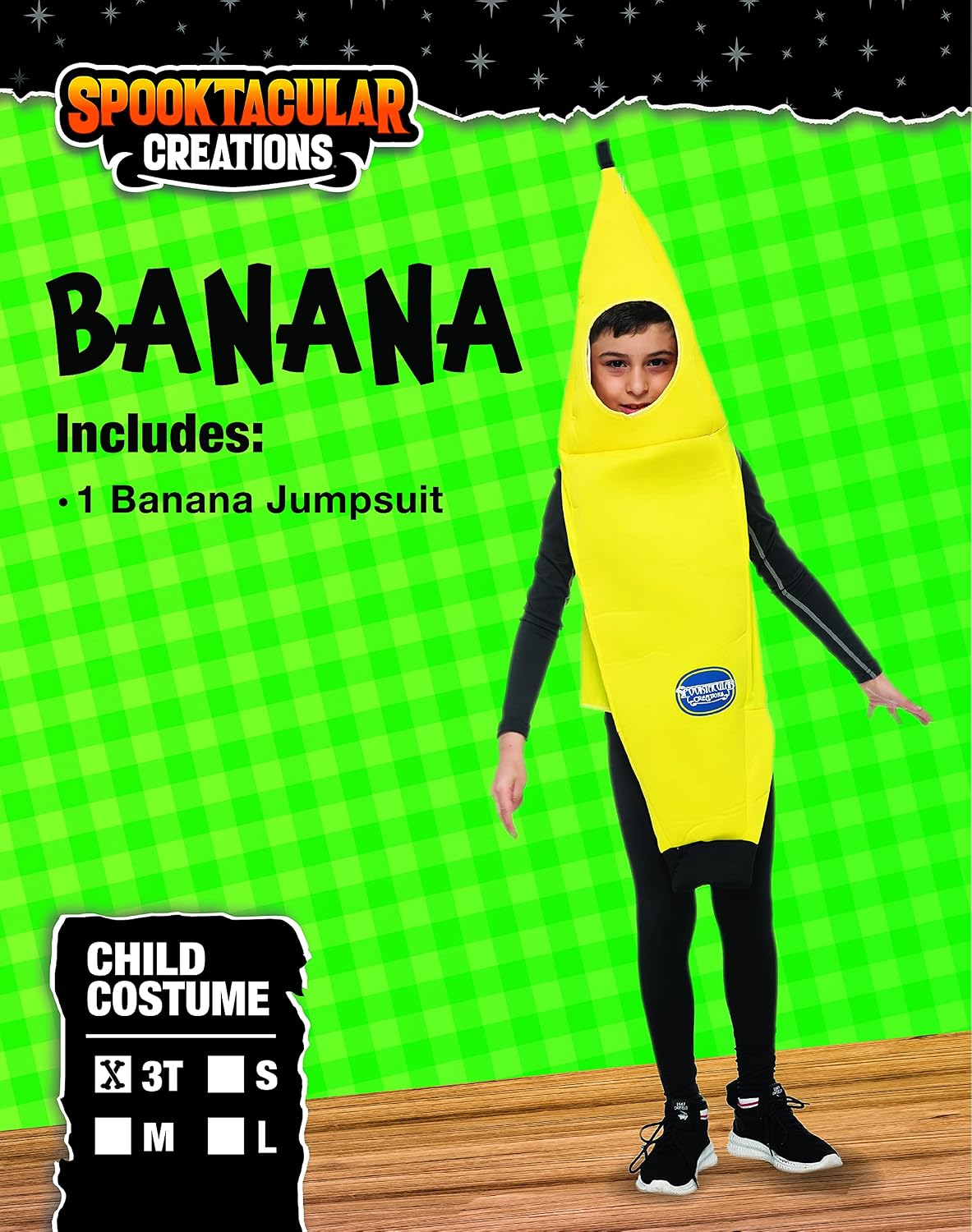 Thumbnail 5 de Spooktacular Creations Bananen-Kostüm 10–12 Jahre 🎭