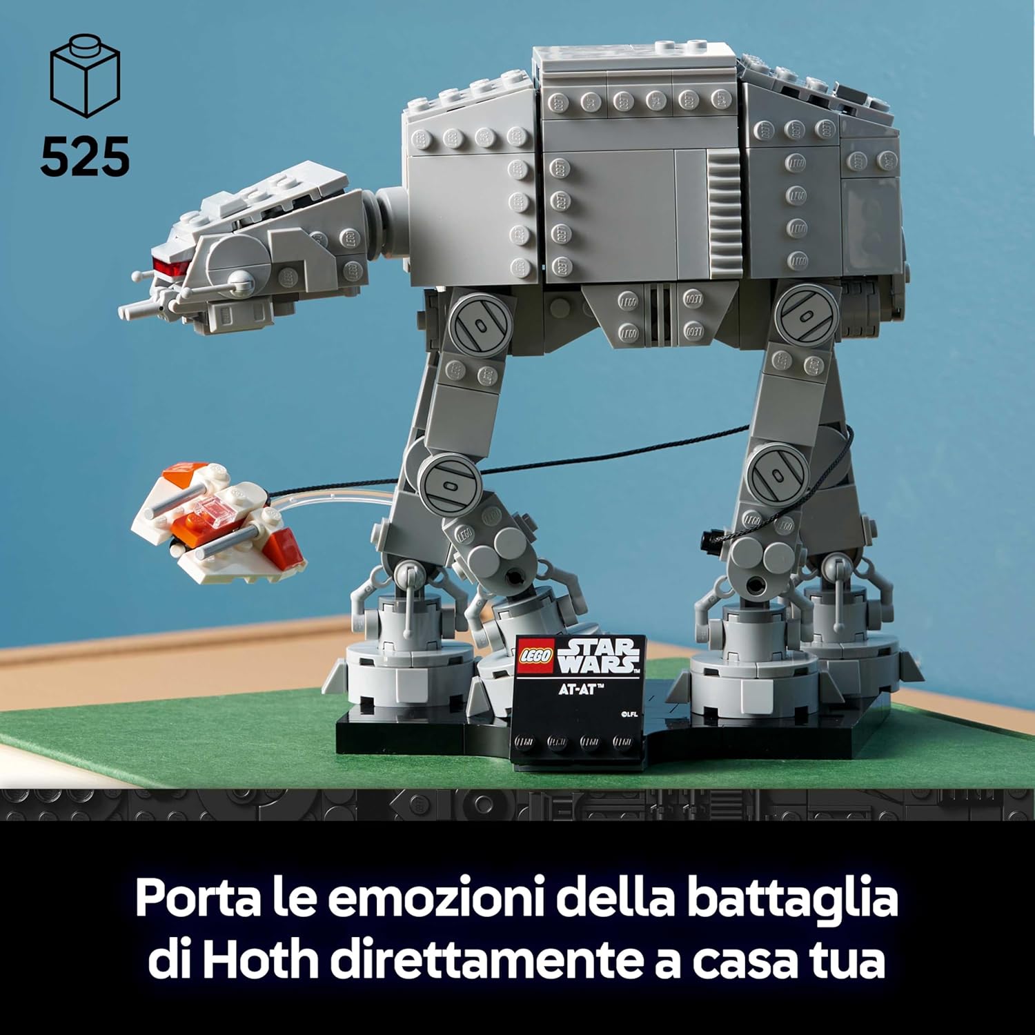 Thumbnail 1 de LEGO Star Wars 75440 AT-AT – Kit di Modellismo per Adulti per Esposizione con Snowspeeder e Supporto
