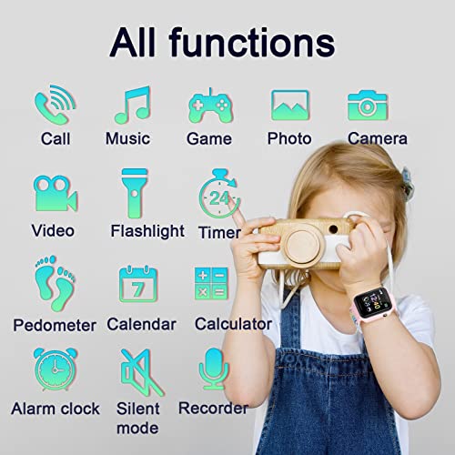 Thumbnail 1 de Smartwatch para niños PTHTECHUS (3 a 12 años) con pantalla táctil, SOS, podómetro, cámara y juegos