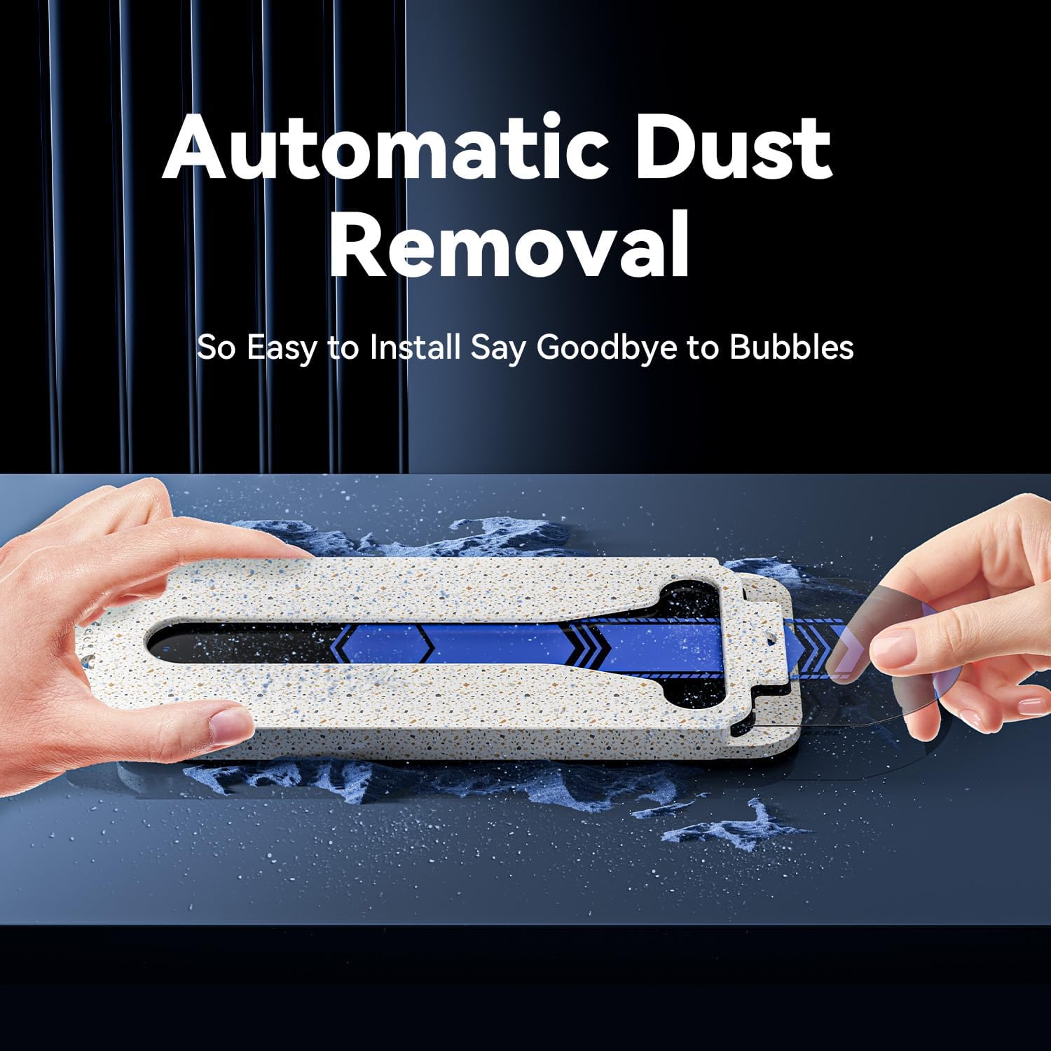 Thumbnail 4 de Hoerrye tempered glass screen protector for Google Pixel 10 Pro XL / 9 Pro XL (2-pack) with dust-cleaning frame