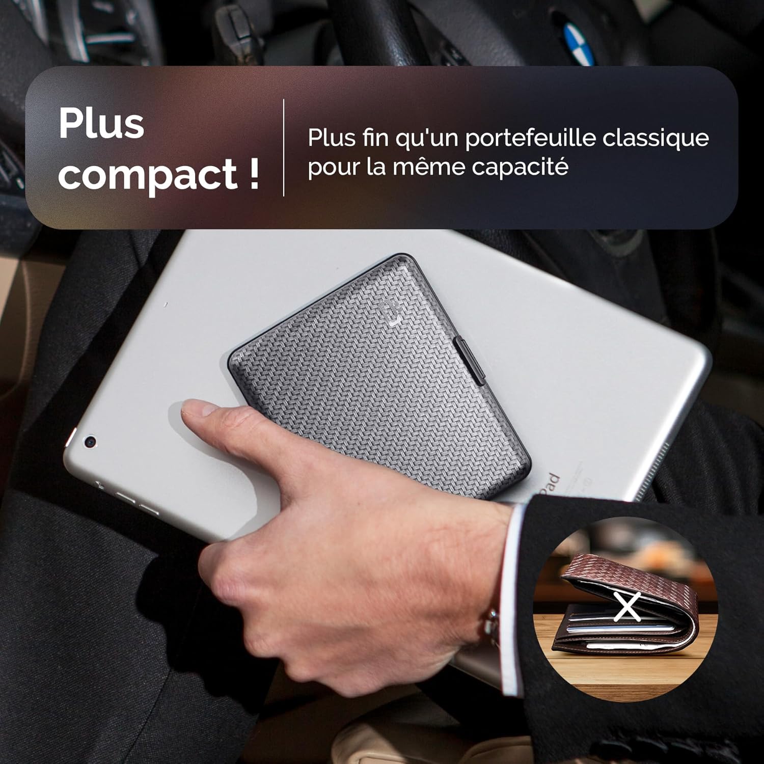 Thumbnail 5 de ÖGON -DESIGNS- Portefeuille en Aluminium Smart Case BIG Stockholm