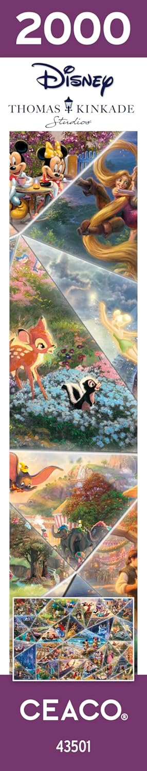 Thumbnail 6 de CEACO Buffalo Games Thomas Kinkade Disney Collage 2000-Piece Jigsaw Puzzle (Disney Art Collection)