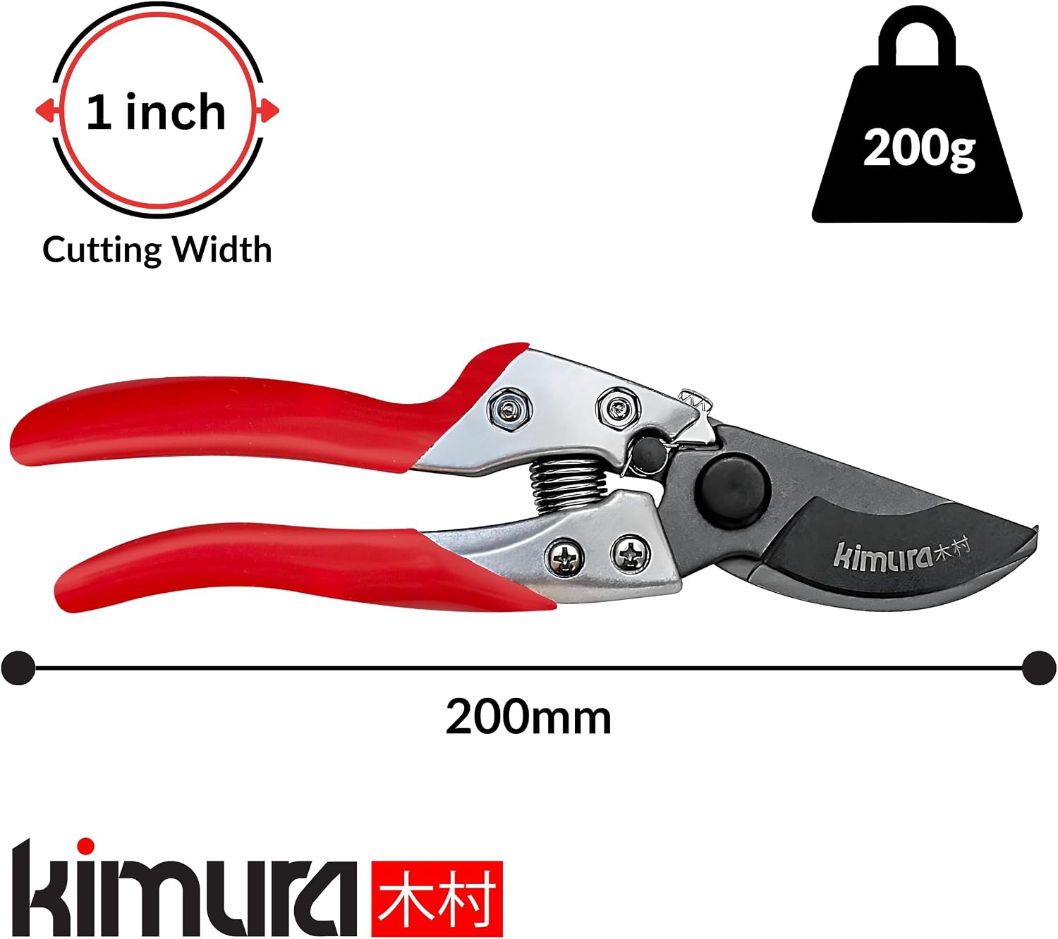 Detalle de Kimura 8" Pro Bypass Secateurs ✂