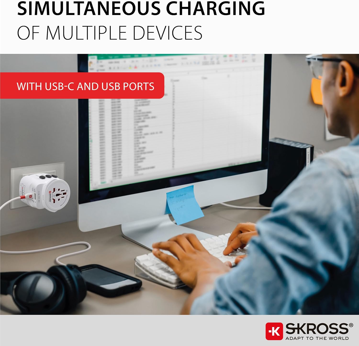 Thumbnail 6 de SKROSS PRO Light AC30PD World Universal Travel Adapter