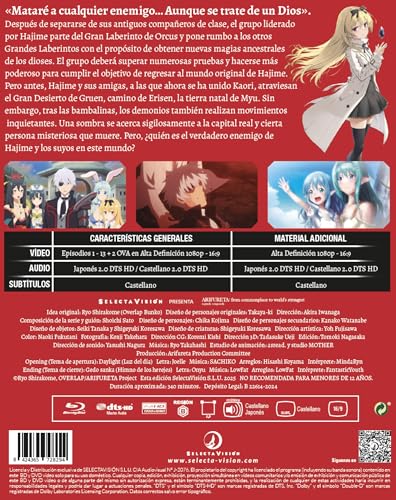 Thumbnail 1 de Arifureta Temporada 2 Bluray Coleccionista A4 📀