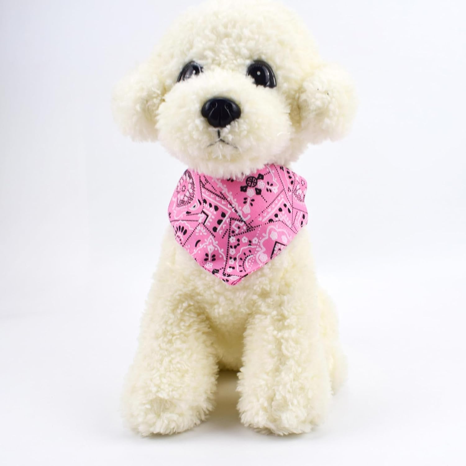 Detalle 2 de Ling & Bai 2Pcs Dog Bandana Adjustable S