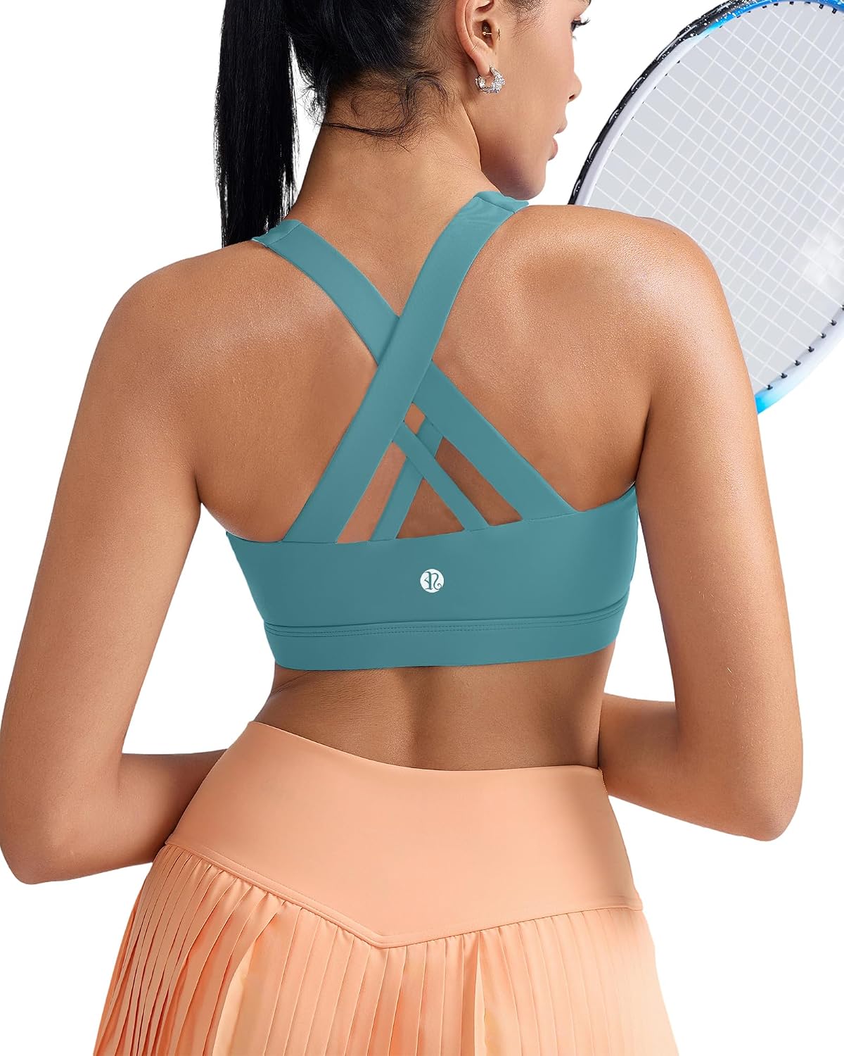 Thumbnail 2 de RUNNING GIRL Padded Strappy Sports Bra Medium Support