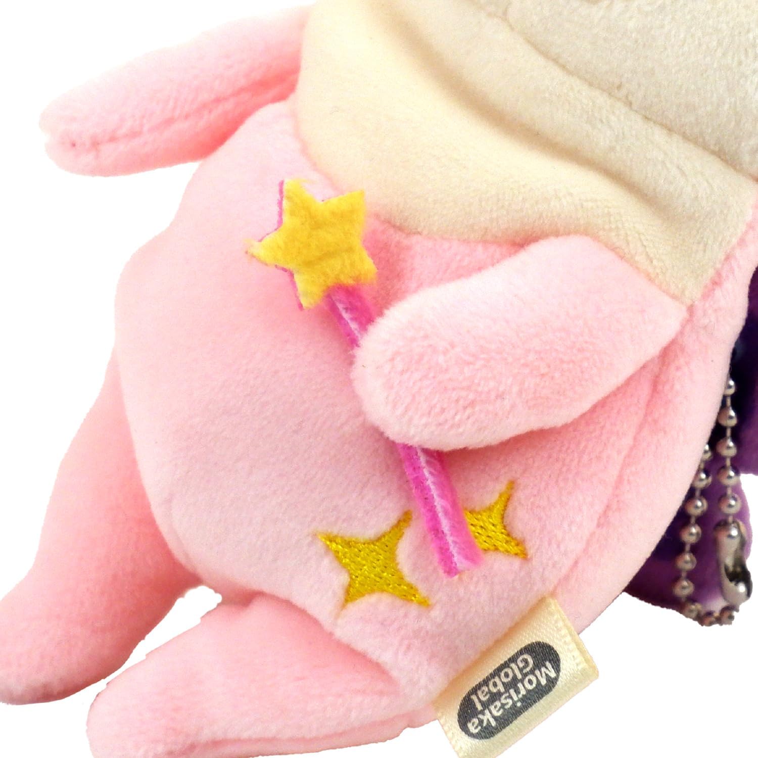 Thumbnail 6 de モリサカグローバル もちかわうそ フェアリーmini ピンク 妖精ぬいぐるみ 7×6×14cm