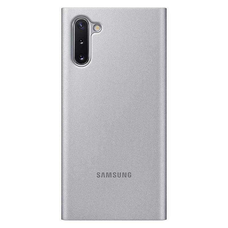 Thumbnail 3 de Samsung Clear View Funda Plata para Galaxy Note10
