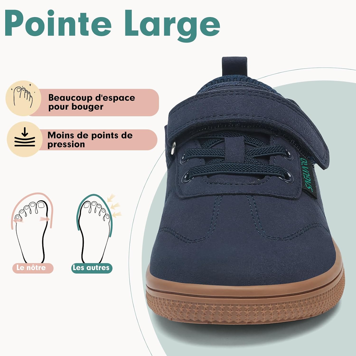 Thumbnail 2 de SAGUARO Chaussures Barefoot Enfant 25–35 EU