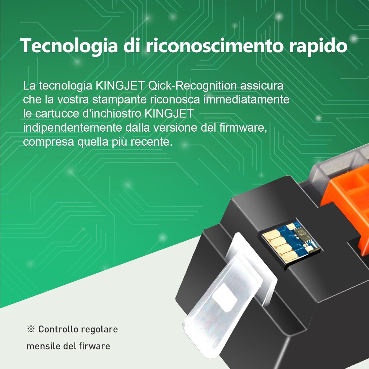 Detalle de KINGJET 912XL Cartucce d'inchiostro compatibili (4 pezzi) per HP OfficeJet Pro 8020/8022/8024 e modelli 8010/8012/8014 – Nero+Ciano+Magenta+Giallo