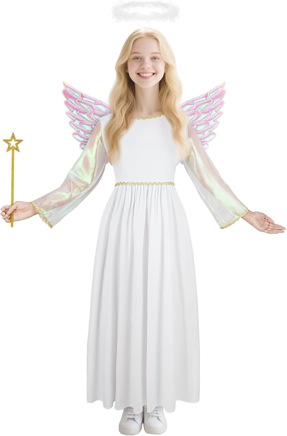 Detalle de AYBUY Costume da Bambino Angelo 4PCS 👼