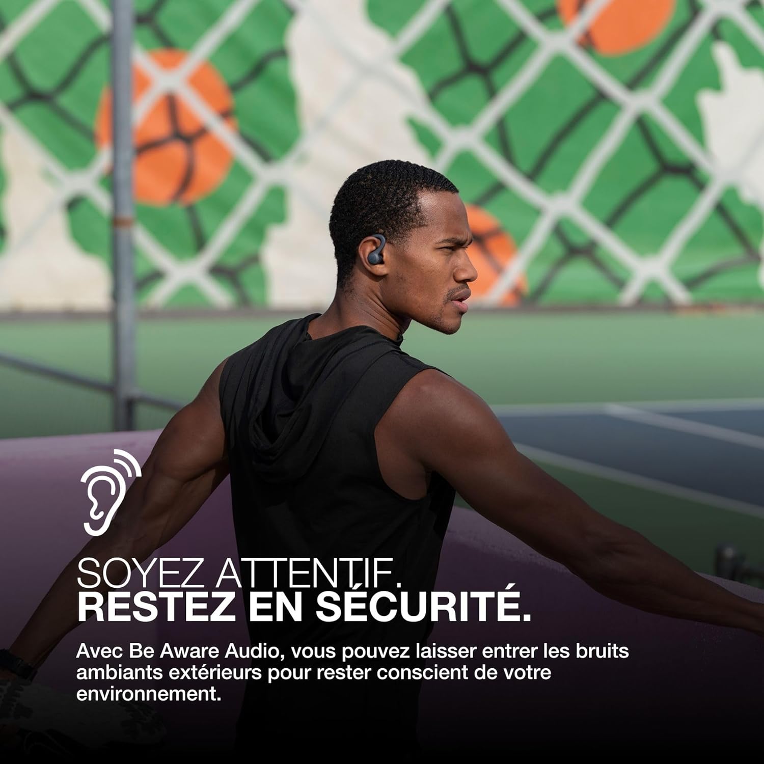 Thumbnail 6 de JLab Go Air Sport+ — Écouteurs Bluetooth sans fil sport avec 35 heures d’autonomie et IP55