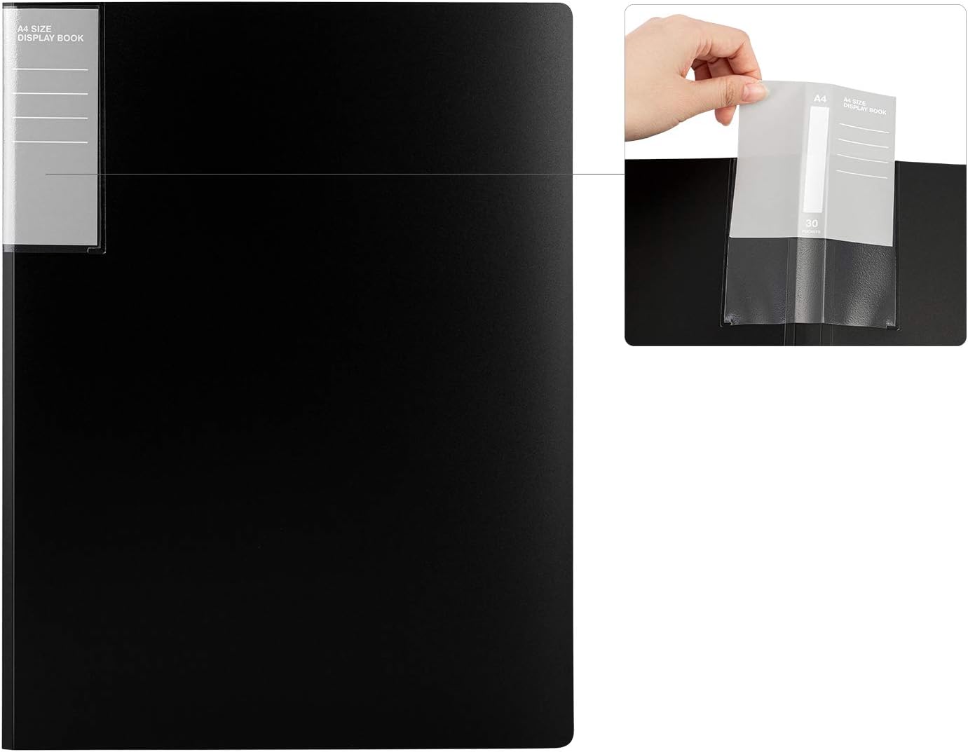 Thumbnail 4 de Amazon Basics Display Folders A4, 30 pockets — 6 pack 📁