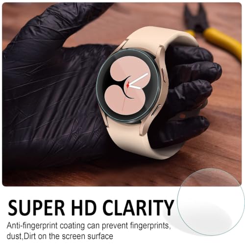 Detalle de SPGUARD 4-Stück Schutzfolie 40 mm für Samsung Galaxy Watch 7/8/FE/6/5/4 – Panzerglas Displayschutz