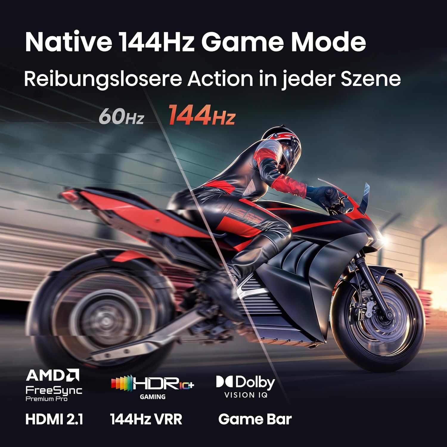 Detalle de Hisense 85U7DSE – 85 Zoll 4K UHD, Hi-QLED Mini LED, AI Engine, Dolby Vision Atmos und IMAX Enhanced