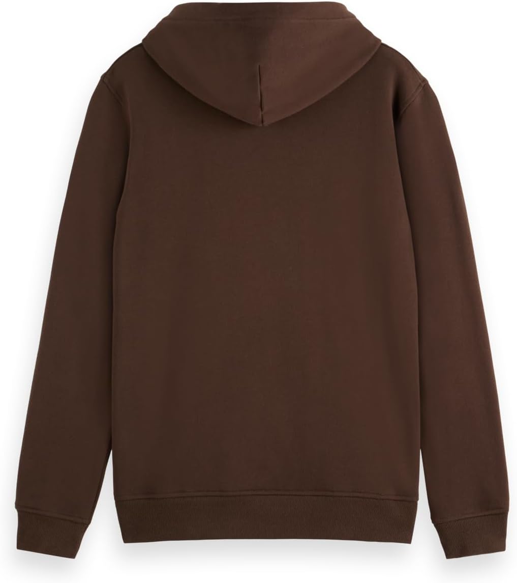 Detalle de Scotch & Soda Essential Badge Logo Hooded Sweatshirt Uomo