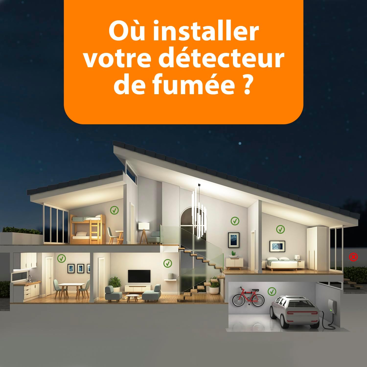 Thumbnail 6 de Smartwares FSM-11652 détecteurs de fumée 2 pièces 📢