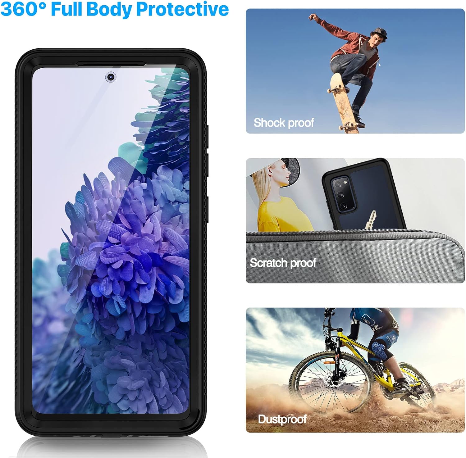 Thumbnail 6 de CENHUFO S20 FE Case Built-in Screen Protector