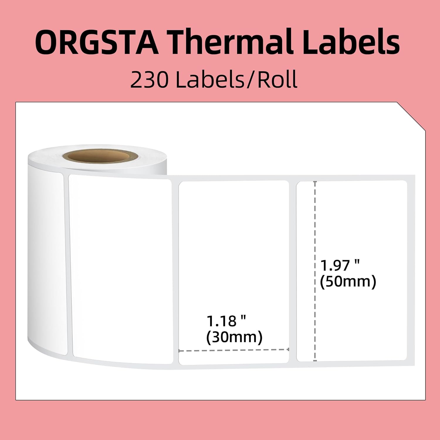 Thumbnail 1 de ORGSTA T003 Étiquettes thermiques 50 x 30 mm 📦