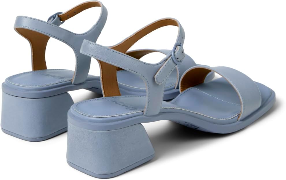 Detalle 2 de Camper Femme Kora Sandal K201914 – Sandale en cuir bleu pastel, confort et élégance estivale