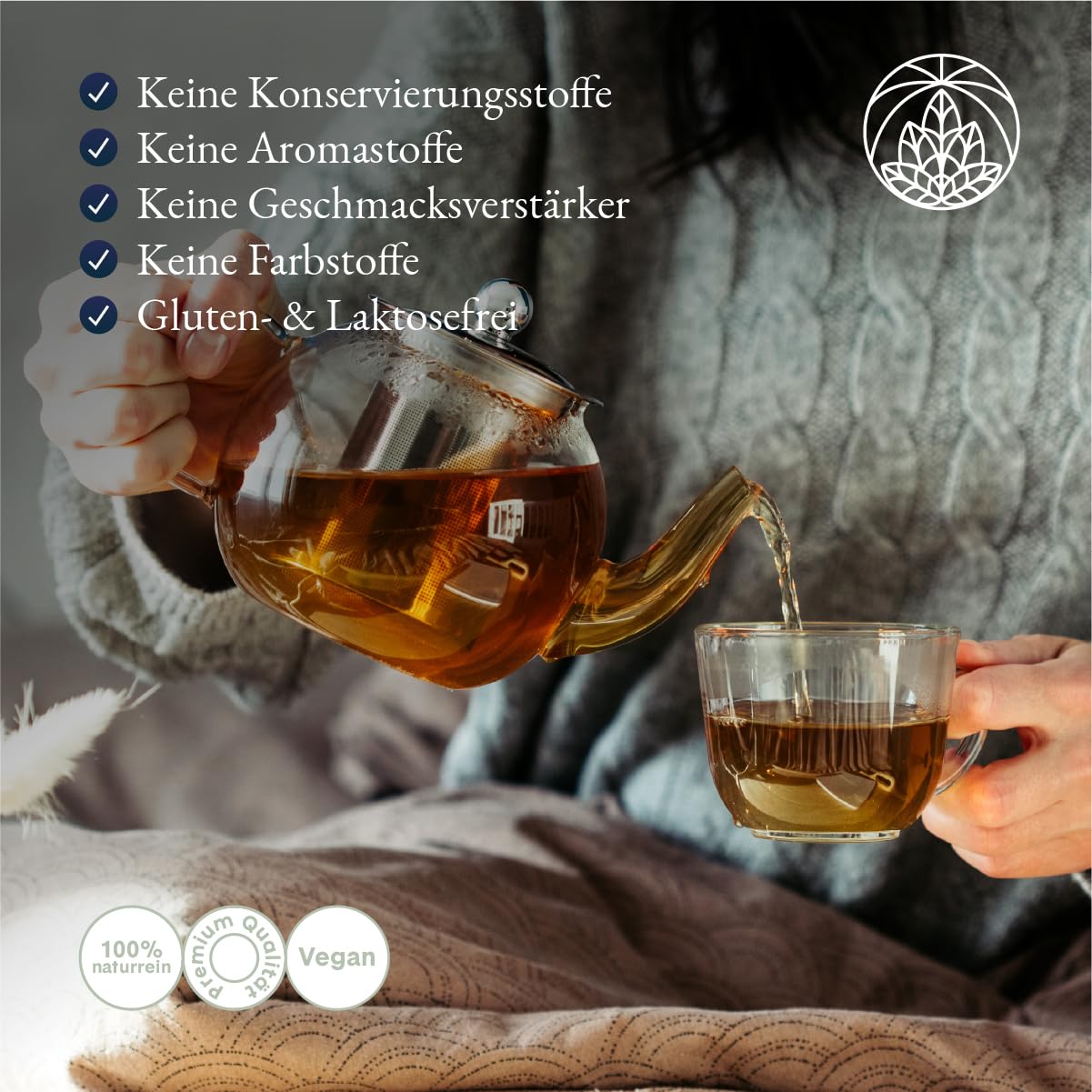 Detalle de Bittertee stark Monte Nativo (150g) – Kräutertee lose