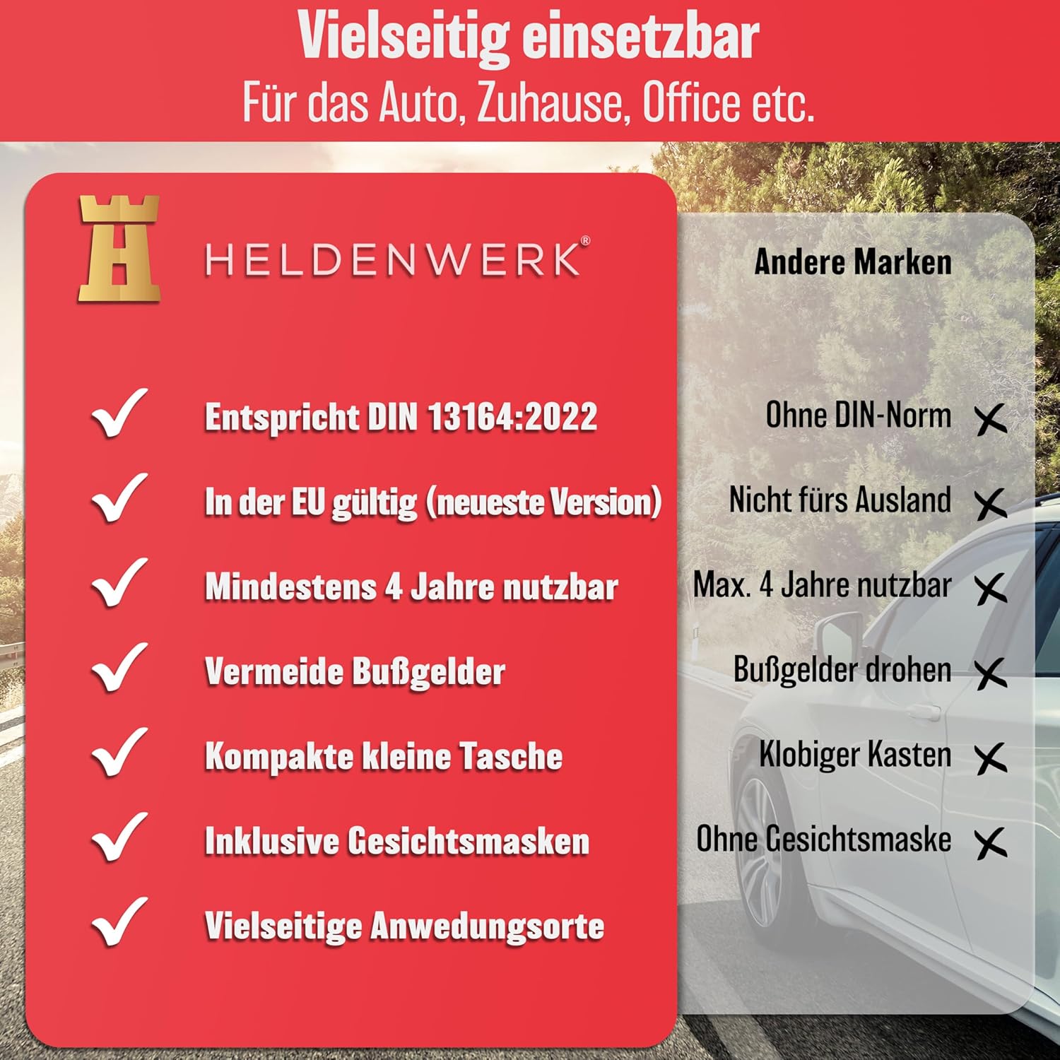 Thumbnail 6 de Heldenwerk Auto Verbandskasten 2026 DIN 13164