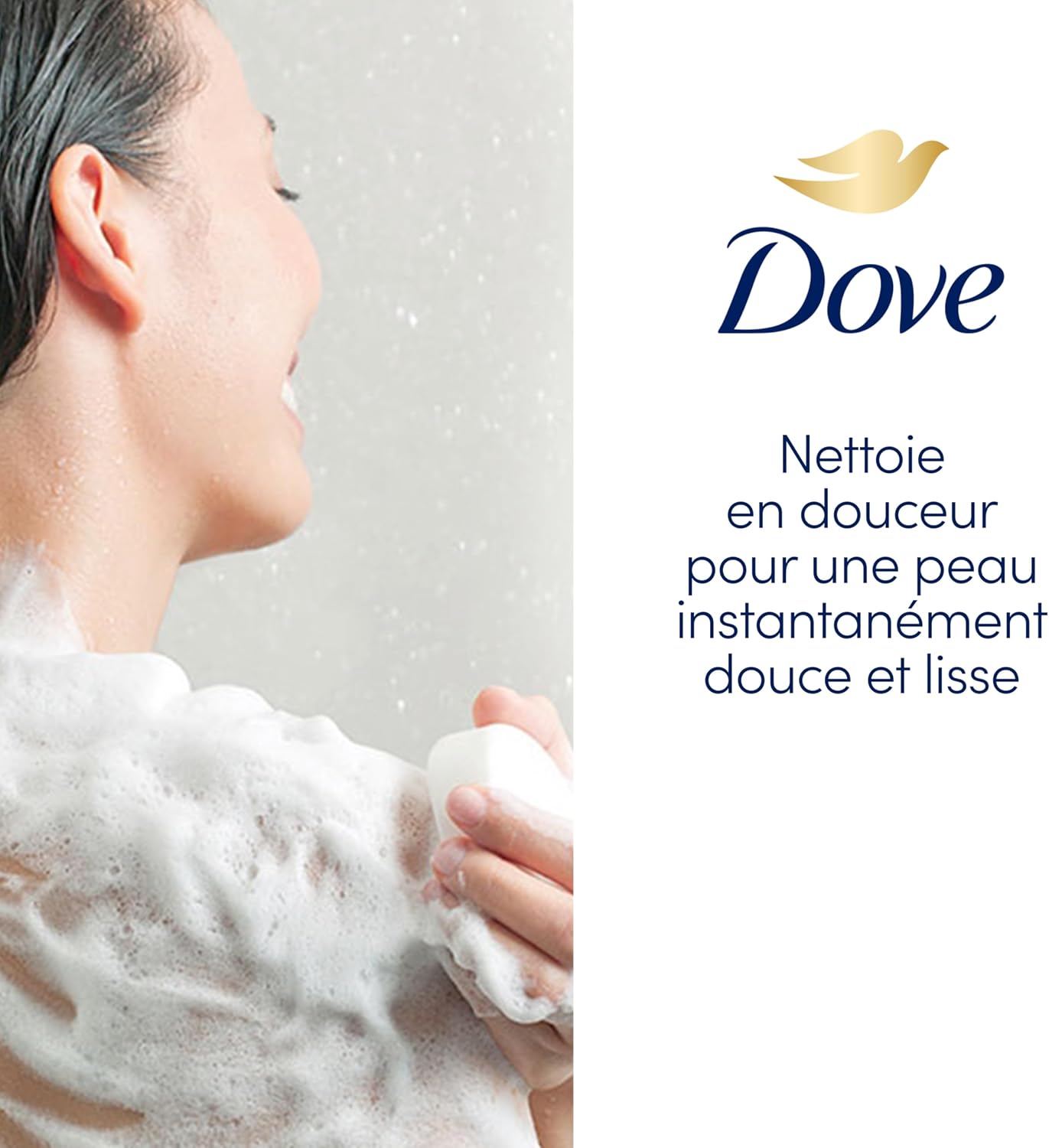 Detalle de DOVE Crème de douche Advanced Care Anti-Stress – Lot 2x400 ml