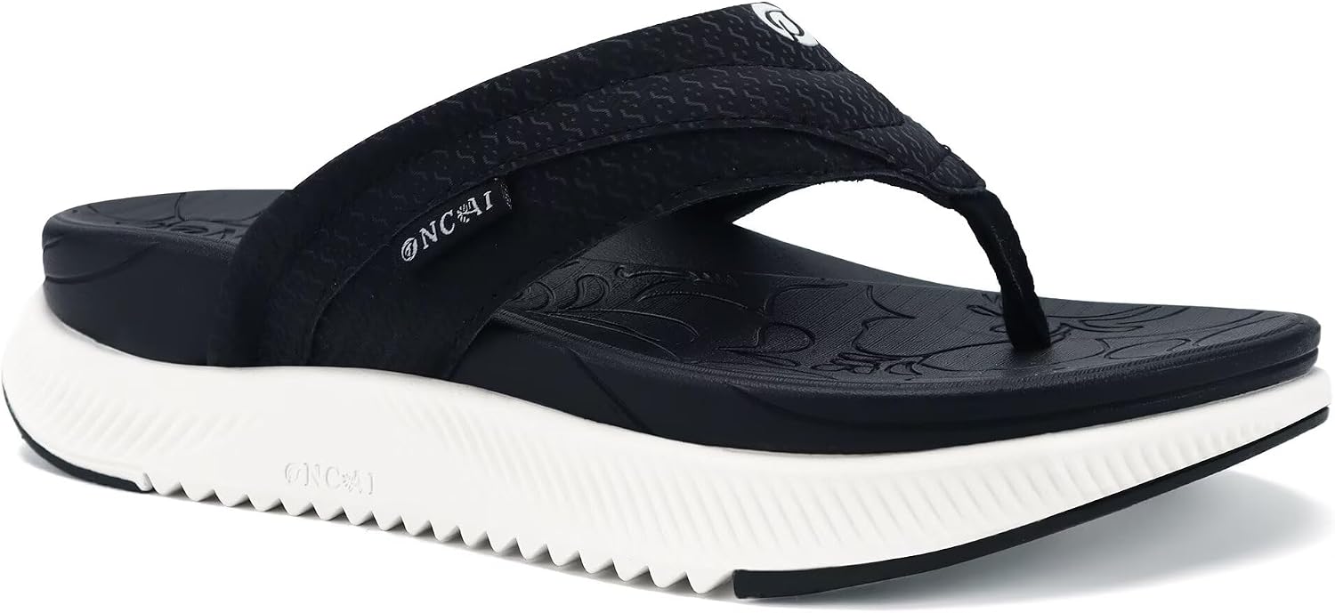 Detalle de ONCAI Women's Orthotic Flip Flops with Arch Support 1.2in